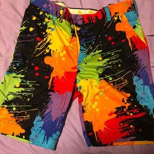 Loudmouth paint splattered shorts